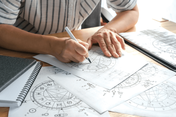 Floor plan incorporating Vastu principles.